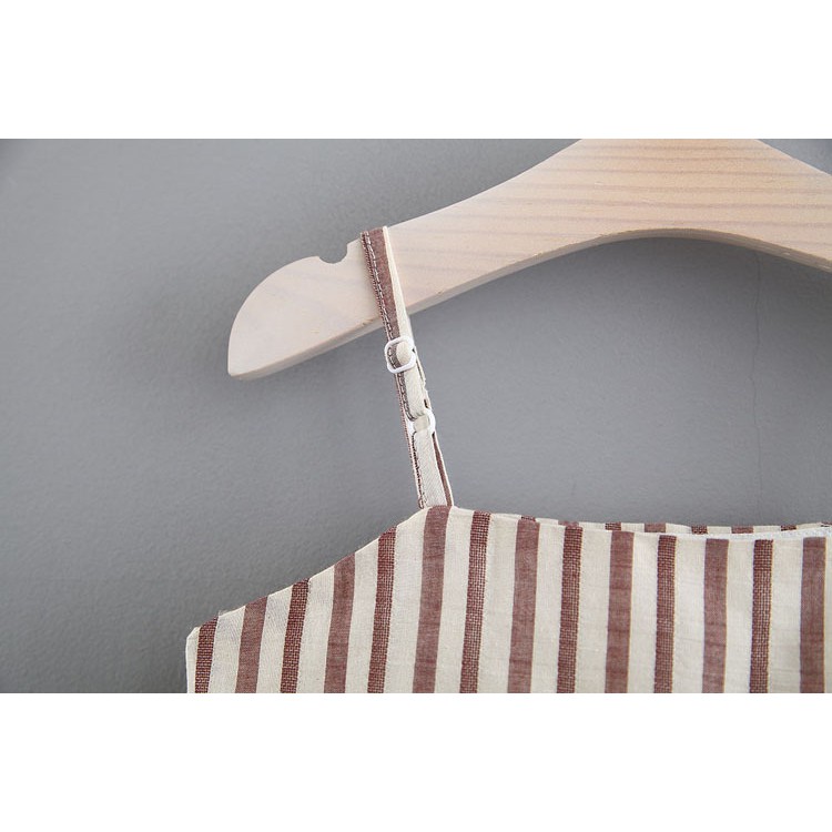 Bộ đồ bé gái áo 2 dây với quần giả váy