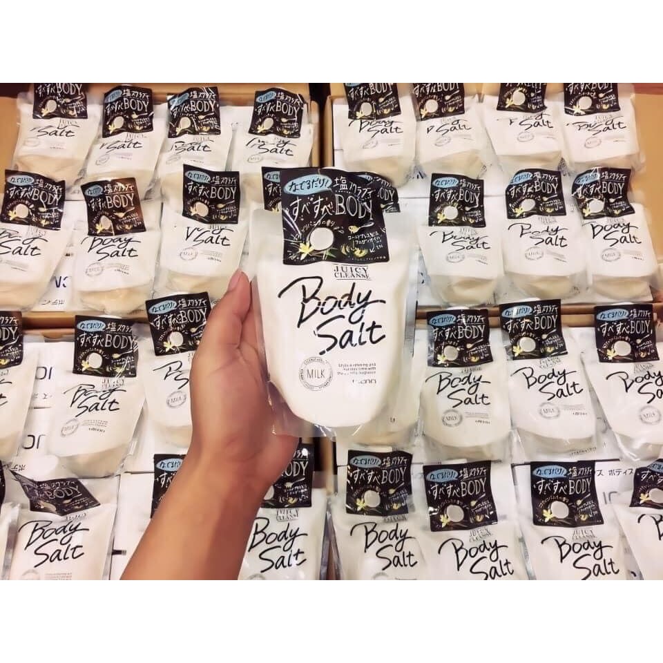 Muối Tắm Tẩy Da Chết Trắng Da Utena Juicy Salt Body Scrub 300g