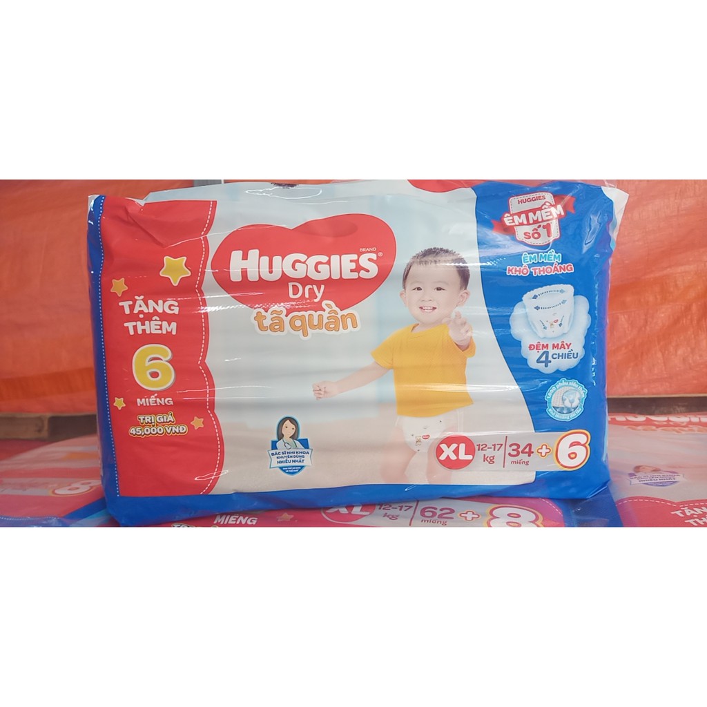 [ CỘNG 10 MIẾNG] Tã / Bỉm quần/dán Huggies NB74/S56/M74/L68/XL62/XXL56(đệm mây mới co dãn 4 chiều)