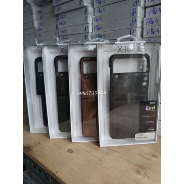 Ốp lưng X-level da samsung Z Fold 2/Z fold 3/Z fold 4/Z Flip 3/Z Flip 4/Z flip 5/Z fold 5 da xịn siêu đẹp