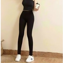 Quần legging nữ AMIHOUSE dáng dài cạp cao vải thun cao cấp co giãn tốt dáng ôm