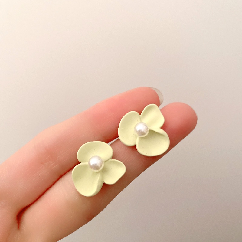 MOCHASHUBông tai mạ bạc 925 phong cách Hàn Quốc thời trang