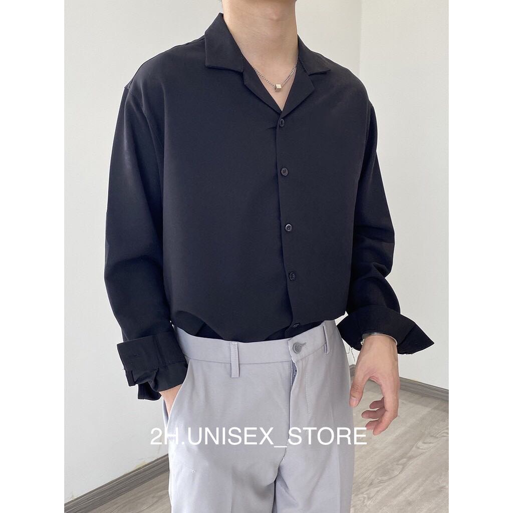 ÁO SƠ MI LỤA NAM NỮ BASIC 2H.UNISEX_STORE