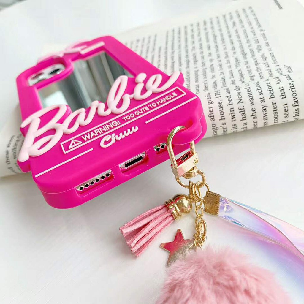 Ốp điện thoại hoạt hình Barbie đáng yêu cho iPhone11 PRO MAX XS XR I8 I7 Plus