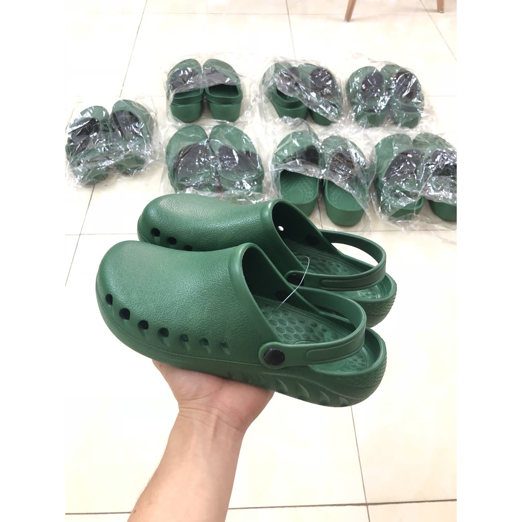 Dép sandals y tế, sục quai ngang chuyên dụng trong bệnh viện, chống trơn trượt, không thấm nước
