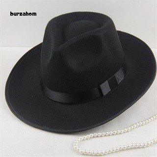 Mũ Fedora vải nỉ rộng vành phong cách vintage