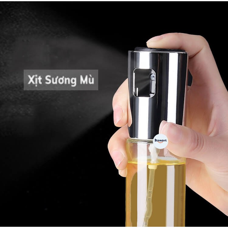 Bình Xịt Dầu Ăn Phun Sương Chai Xịt Dầu Ăn Thuỷ Tinh Trang Nhã Tiện Lợi [TẶNG CỌ QUÉT DẦU] | BigBuy360 - bigbuy360.vn