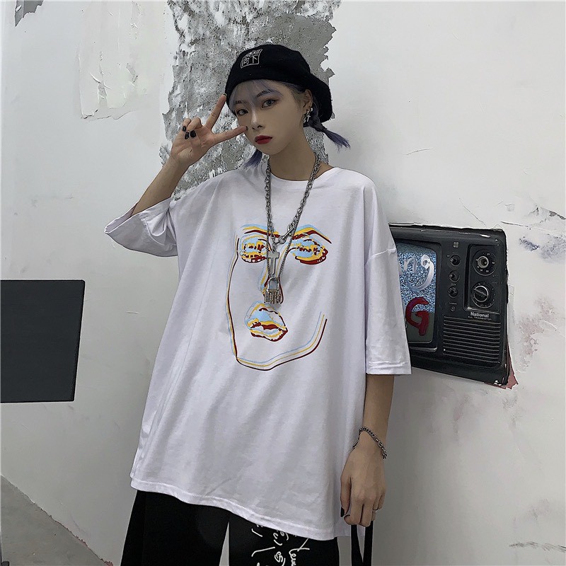 Áo thun tay lỡ form rộng unisex Neko.sg ATL219