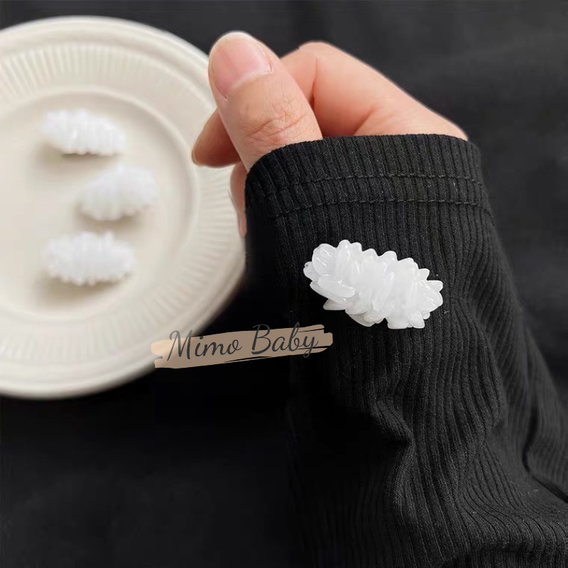 Set 5 chiếc kẹp tóc hình nắm cơm phong cách hài hước cho bé KT37 Mimo Baby