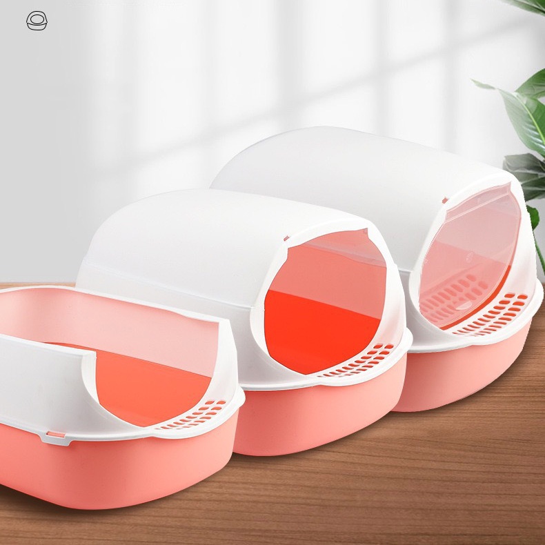 Nhà Vệ Sinh Khép Kín 1 Cửa Cỡ Vừa Tháo Lắp Dễ Dàng Cho Mèo NVS4232 MIAOCAT