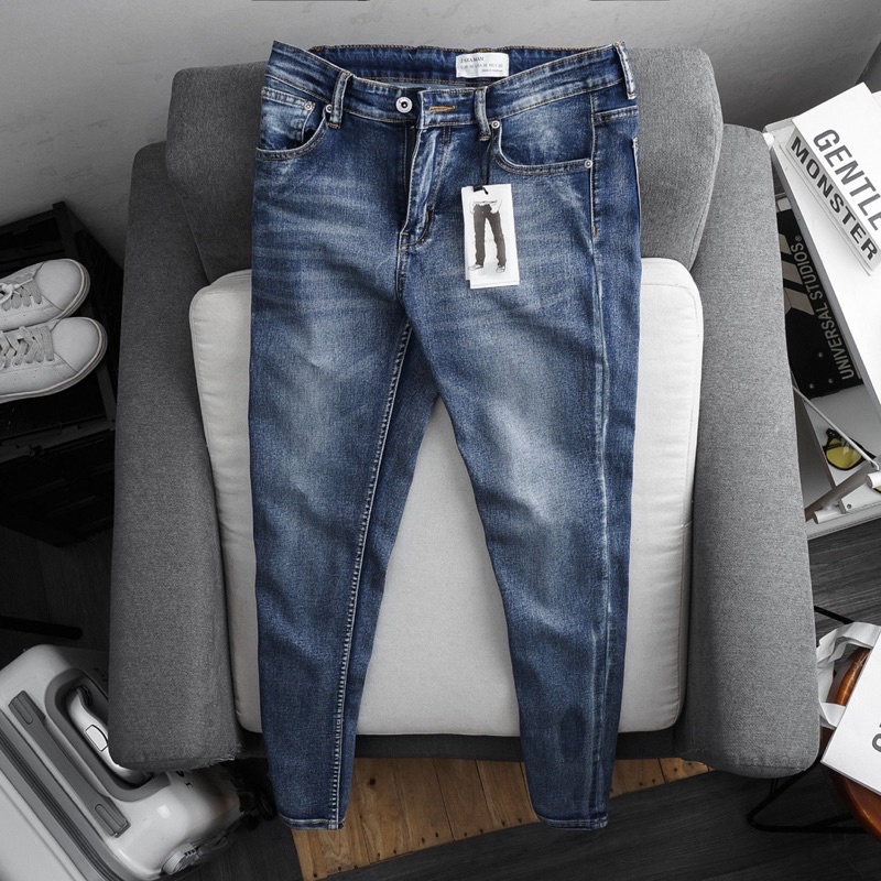 Quần jean nam ống suông nhẹ hàng vnxk cao cấp | BigBuy360 - bigbuy360.vn