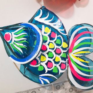 Lồng đèn Trung thu giấy kiếng hình con cá