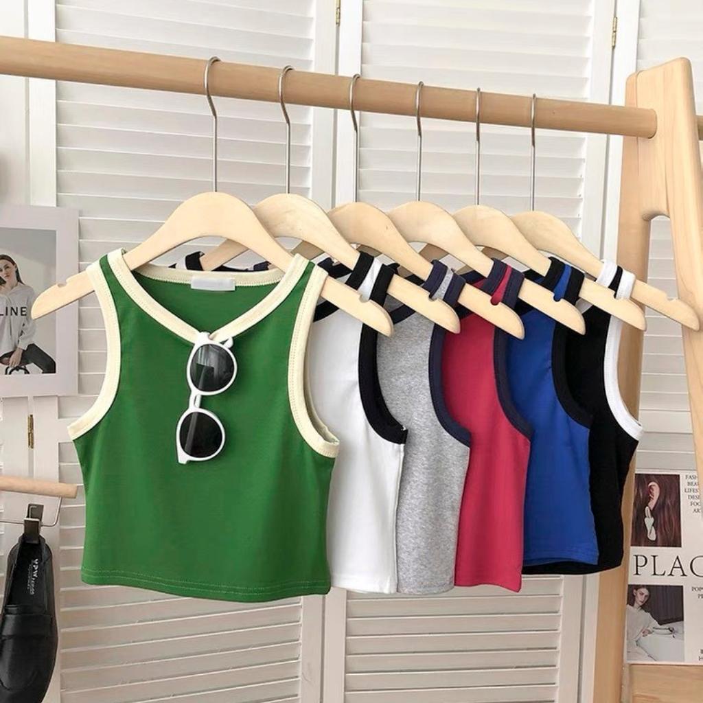 Áo Ba Lỗ Viền Màu Siêu Hot