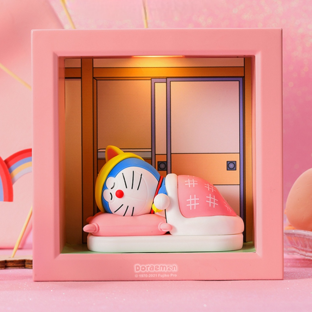 Đèn ngủ DORAEMON cảm ứng+sạc USB-đèn cao cấp mô hình dễ thương