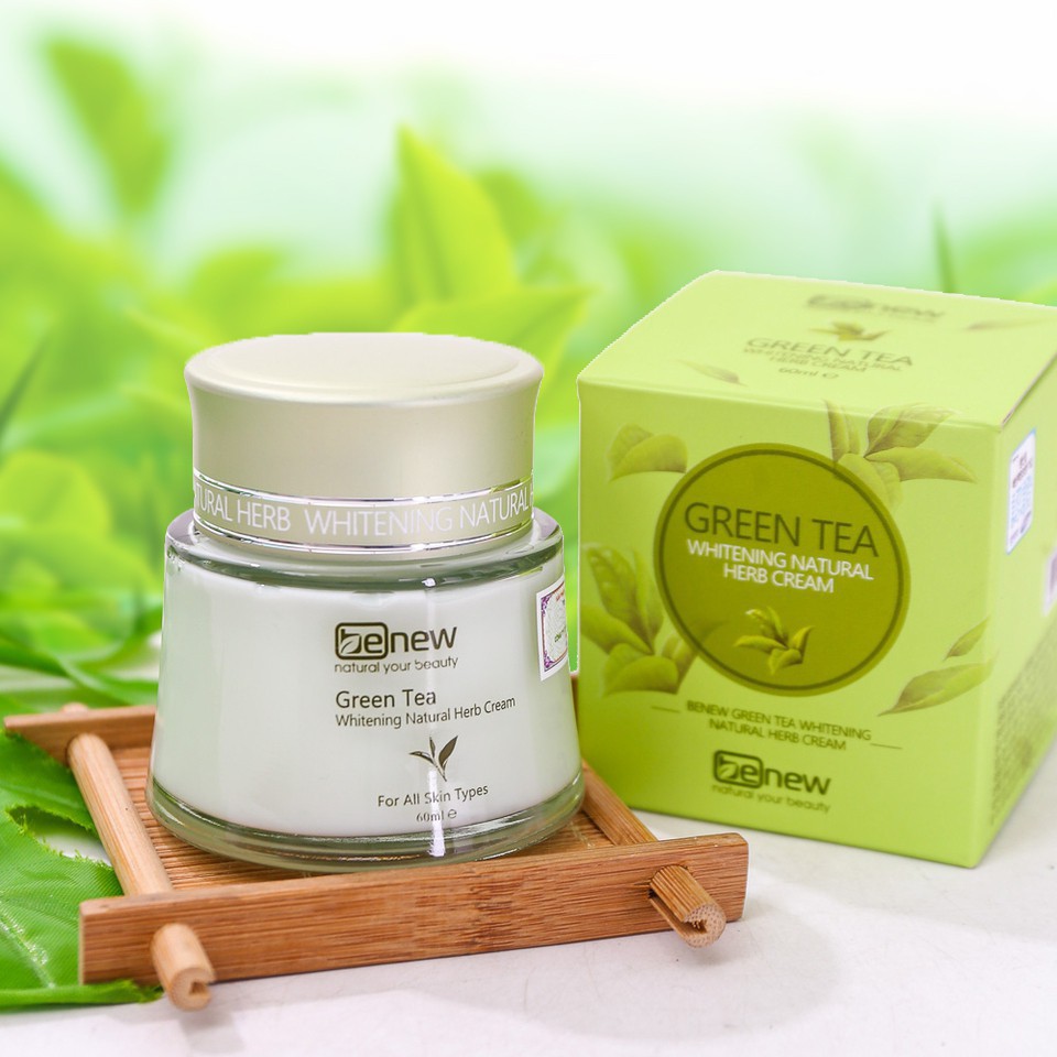 Kem dưỡng da trà xanh cao cấp Benew Green Tea 60ml