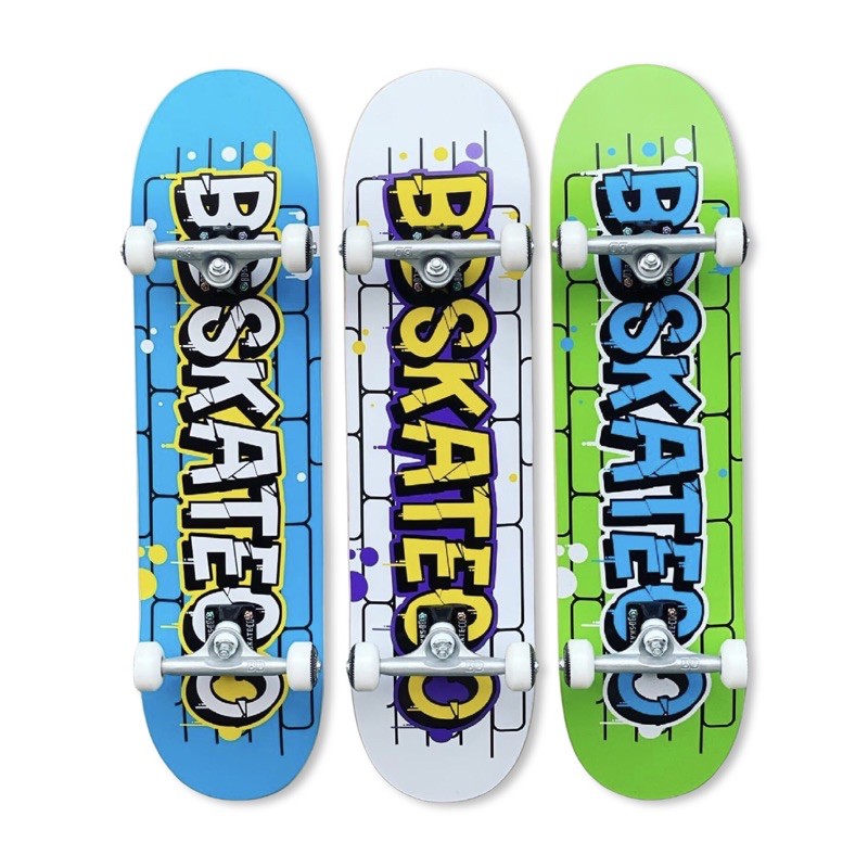 Ván Trượt Skateboard Cao Cấp Châu Âu - BDSKATECO COMPLETE GRAFFITI 8.0