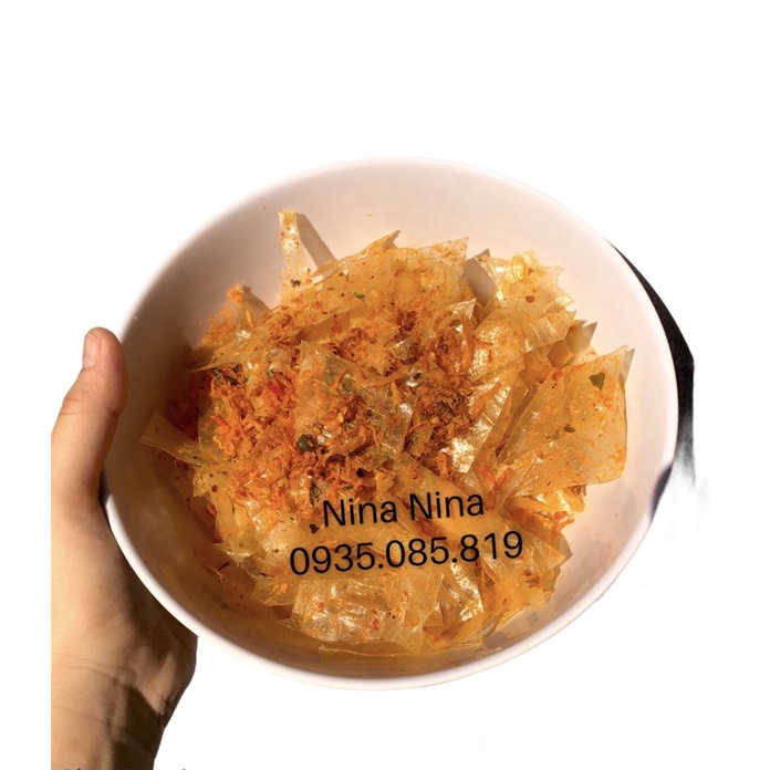 Bánh tráng khô gà