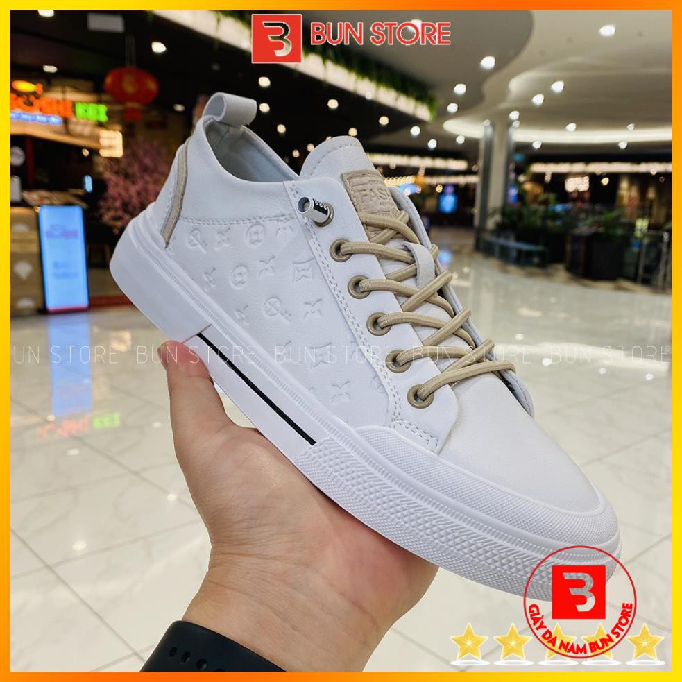 TOP Giày Nam cao cấp Bun Store - Giày da nam thời trang Sneaker trẻ trung, phong cách G276N