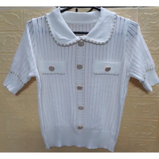 Áo len cổ bẻ mát bặn hè Hàng Quảng Châu cao cấp loại 1