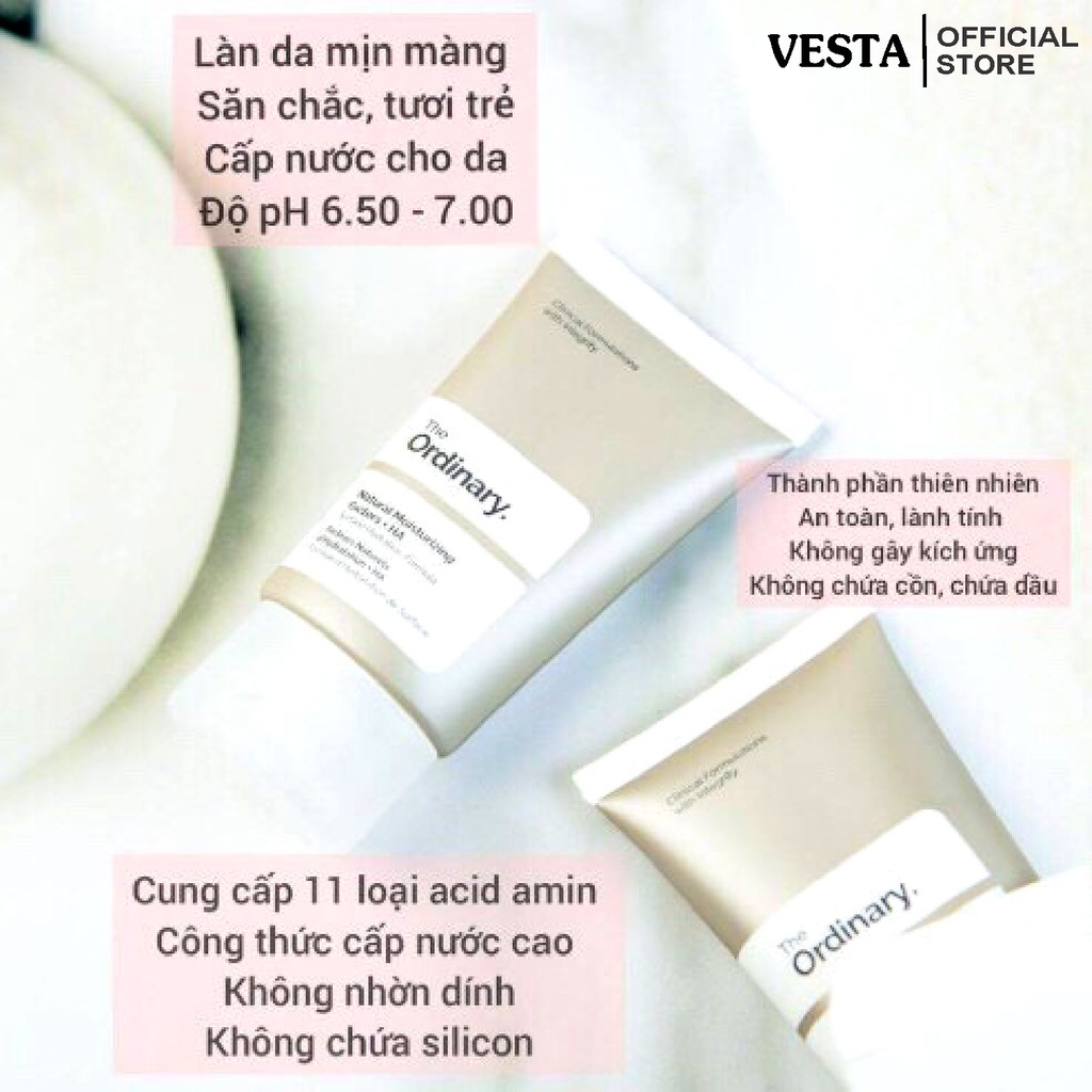 Kem Dưỡng Natural Moisturizing Factors + HA - The Ordinary