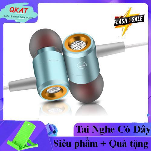 [Xả Kho]Tai nghe nhét tai Easton W508-4 sợi cuốn chống đứt-Bass sâu cách âm tốt-chân cắm tròn phù hợp tất cả