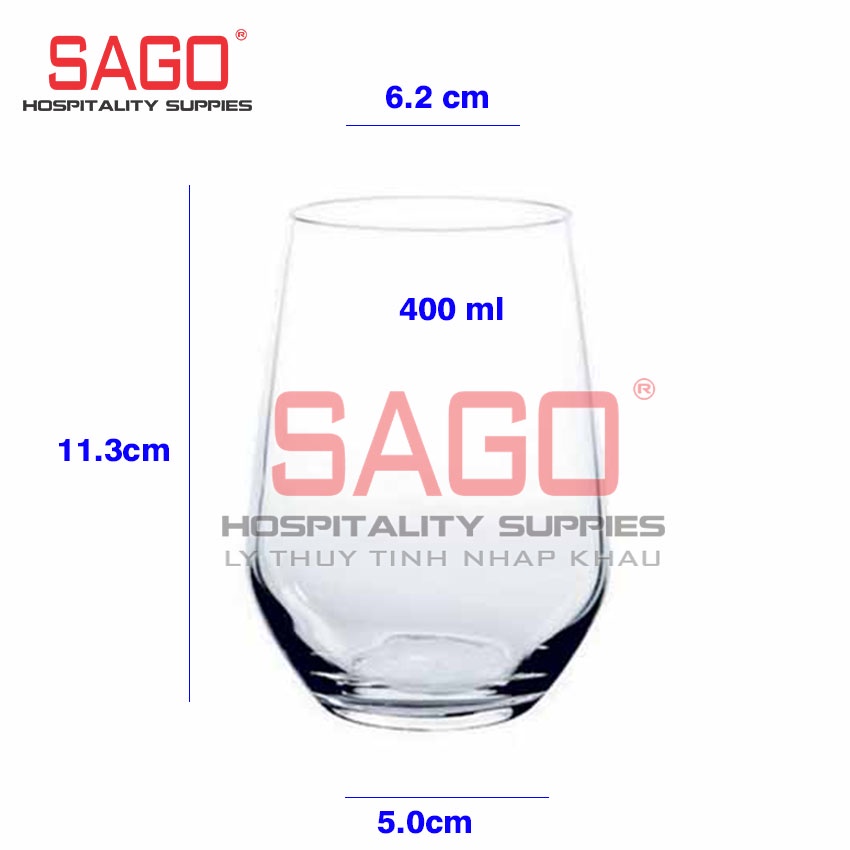 Ly Thủy Tinh Deli Tumber Hi Ball 400ml , Thủy Tinh Cao Cấp