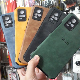 VIVO V20 Ốp lưng nhựa giả da siêu đẹp