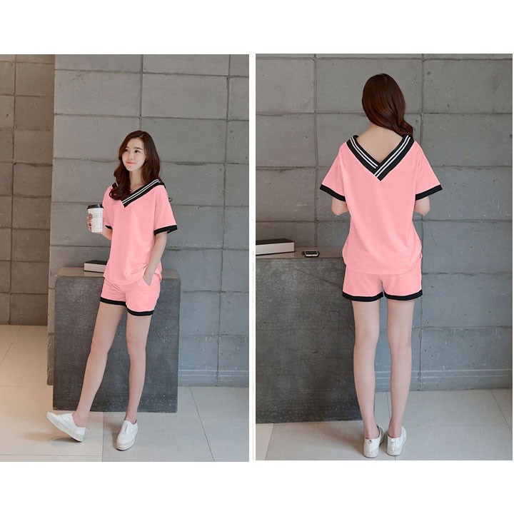 Đồ bộ nữ CỔ TYM Hàn Quốc vải cotton mềm mại thoáng mát không xù không chùn | BigBuy360 - bigbuy360.vn