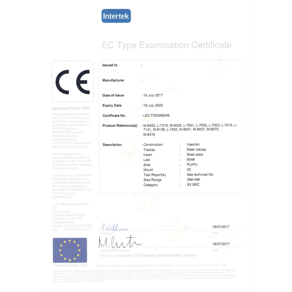 Giày bảo hộ lao động Fact-Depot safetoe L-7141
