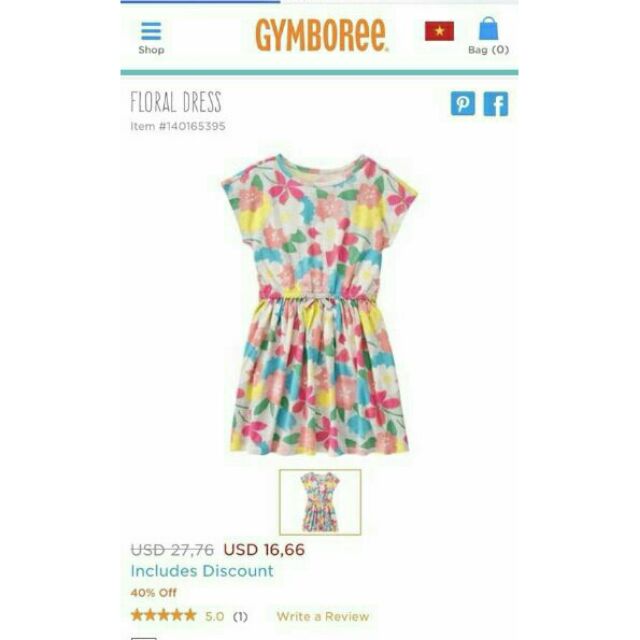 Váy Gymboree hàng mới 2017