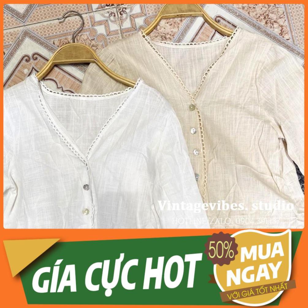 Áo babydoll rút dây hàng cúc giữa (hàng QC) - KÈM ẢNH THẬT SHOP TỰ CHỤP *