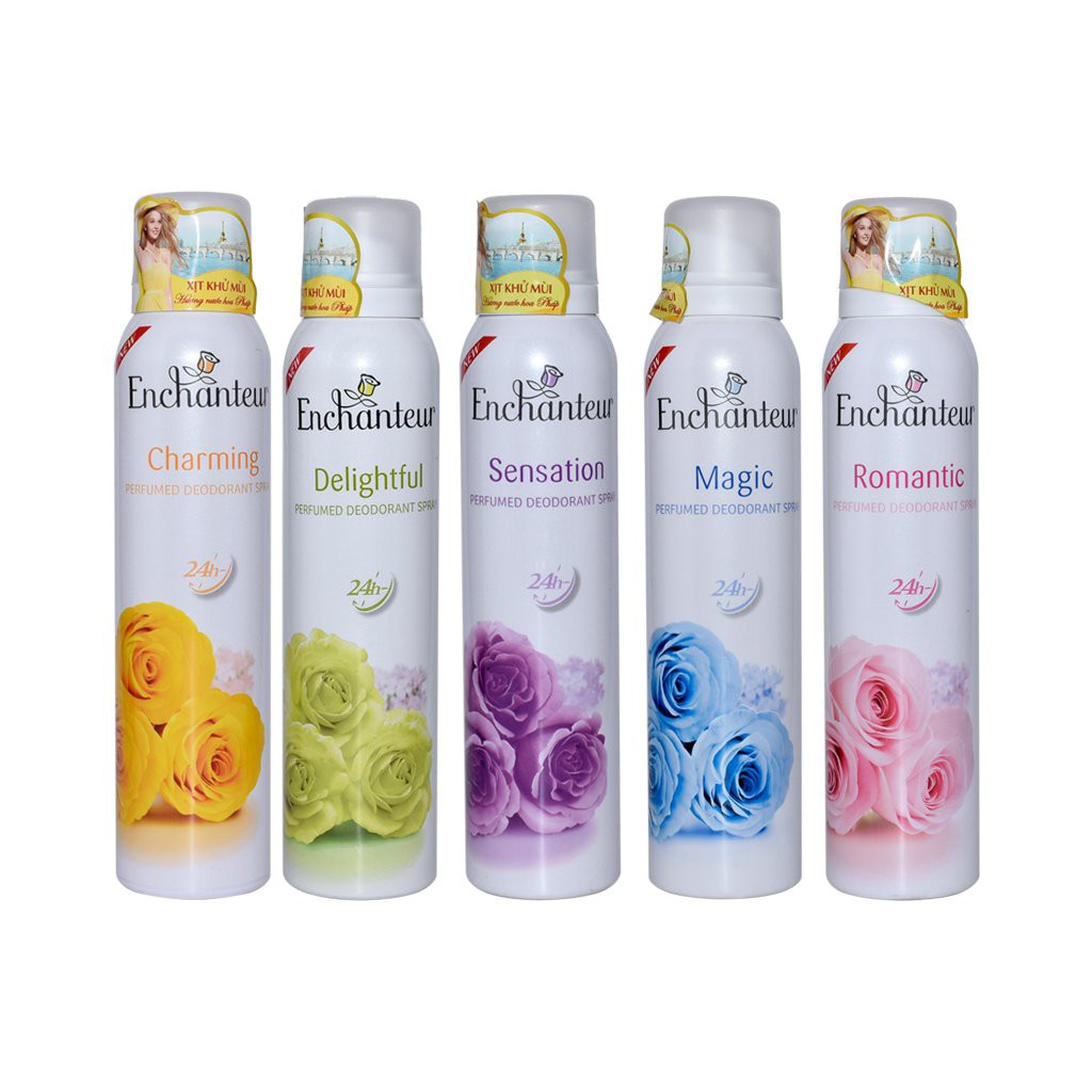 Xịt khử mùi hương nước hoa Enchanteur-150ml