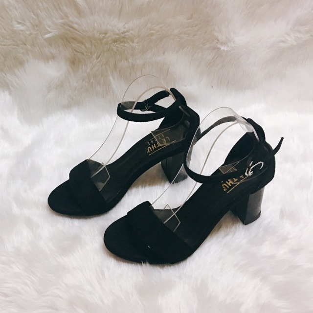 GIÀY SANDAL CAO GÓT 5 PHÂN QUAI NGANG