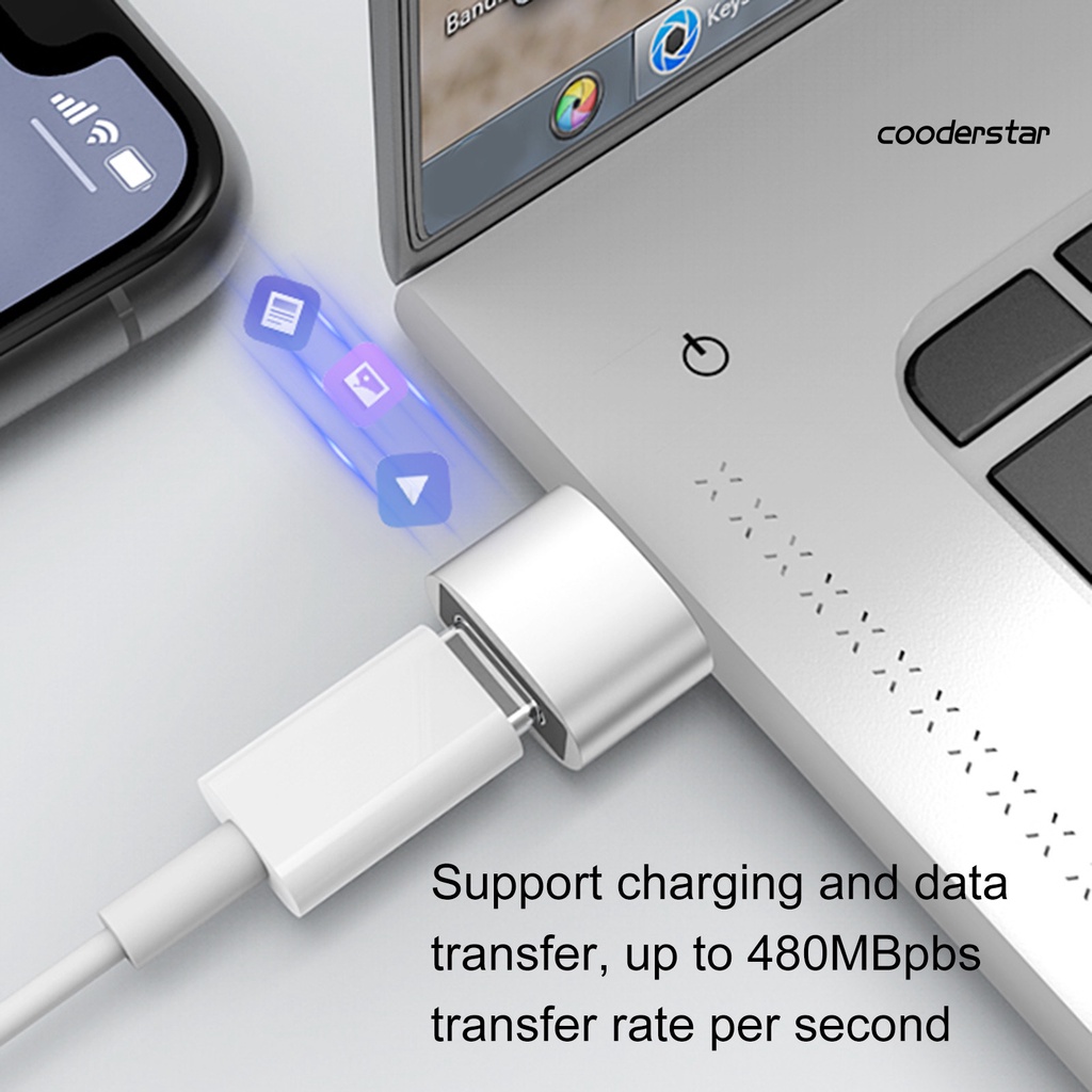 Đầu chuyển đổi USB 2.0 loại C bằng hợp kim nhôm cho điện thoại