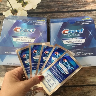Combo làm trắng răng Crest 3D white 5 ngày tại nhà