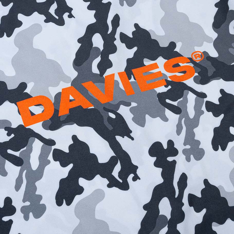 Áo sơ mi nam nữ form rộng tay lở - somi lụa local brand DAVIES Over Grey Camou | BigBuy360 - bigbuy360.vn