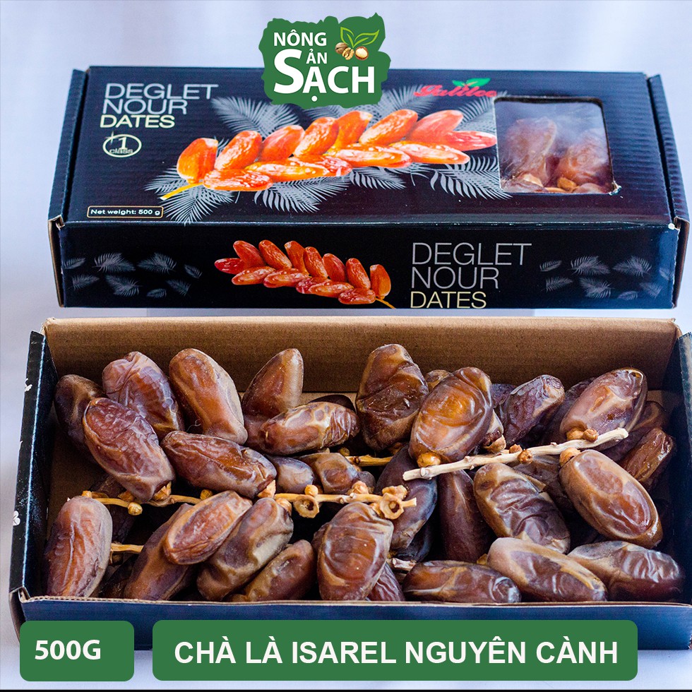 [Mã 253FMCGSALE giảm 8% đơn 500K] 500g Chà Là Nguyên Cành Không Đường Isarel