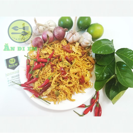 200g KHÔ GÀ LÁ CHANH NGON LOẠI I | BigBuy360 - bigbuy360.vn