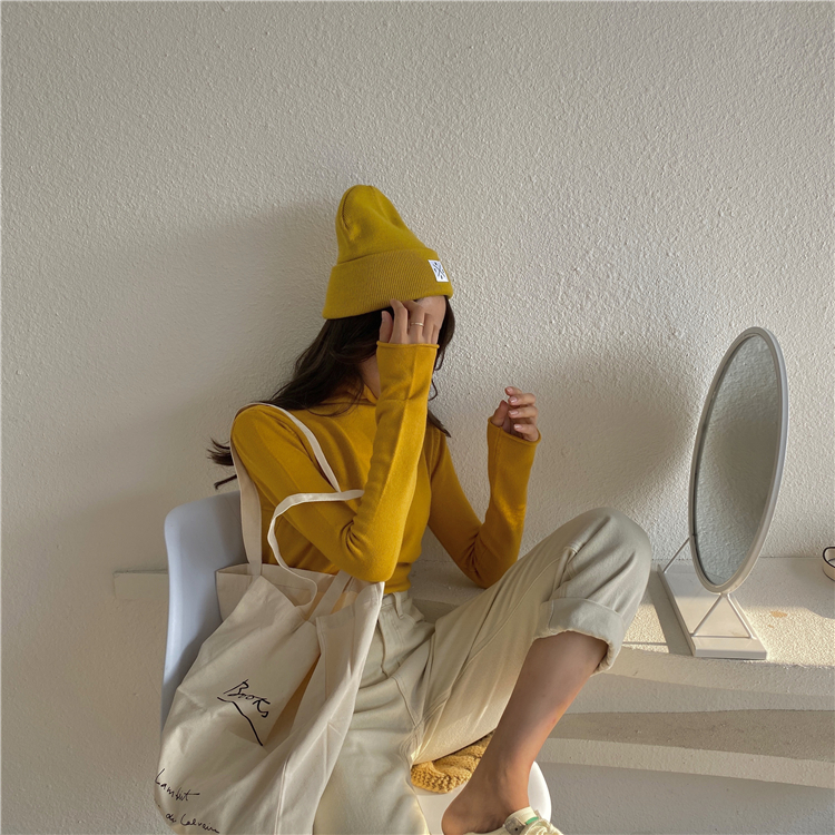 Áo len SUXI dài tay cổ lọ thời trang cho nữ