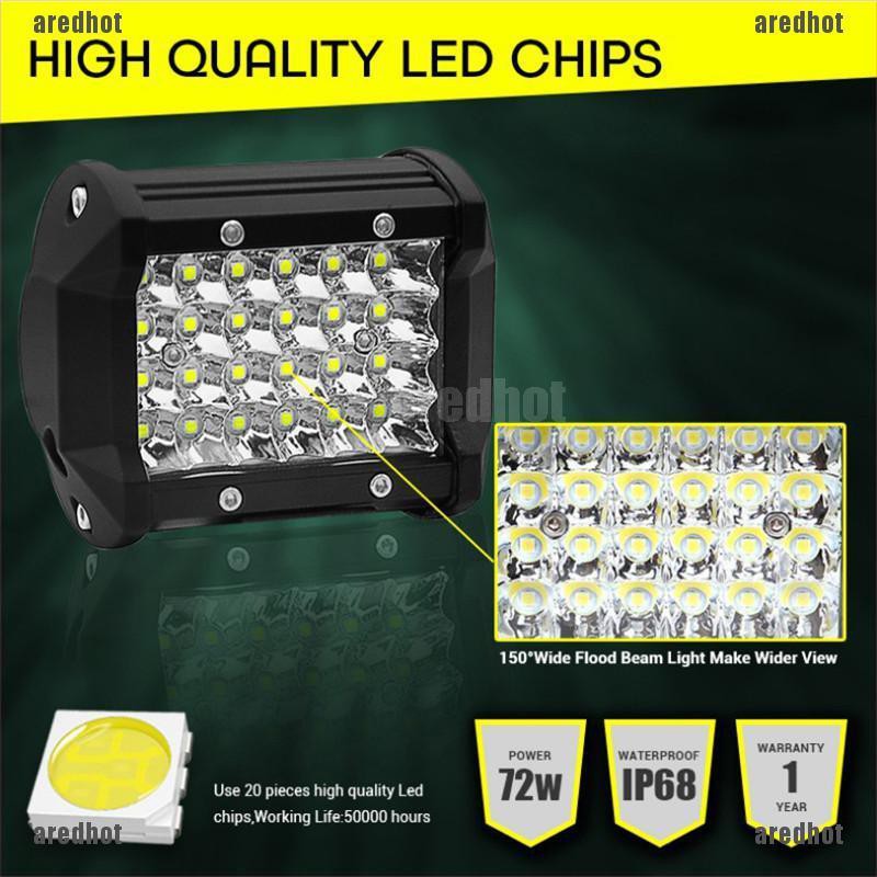 Đèn Led 72w Cho Suv 4wd Atv 4x4 Chất Lượng Cao