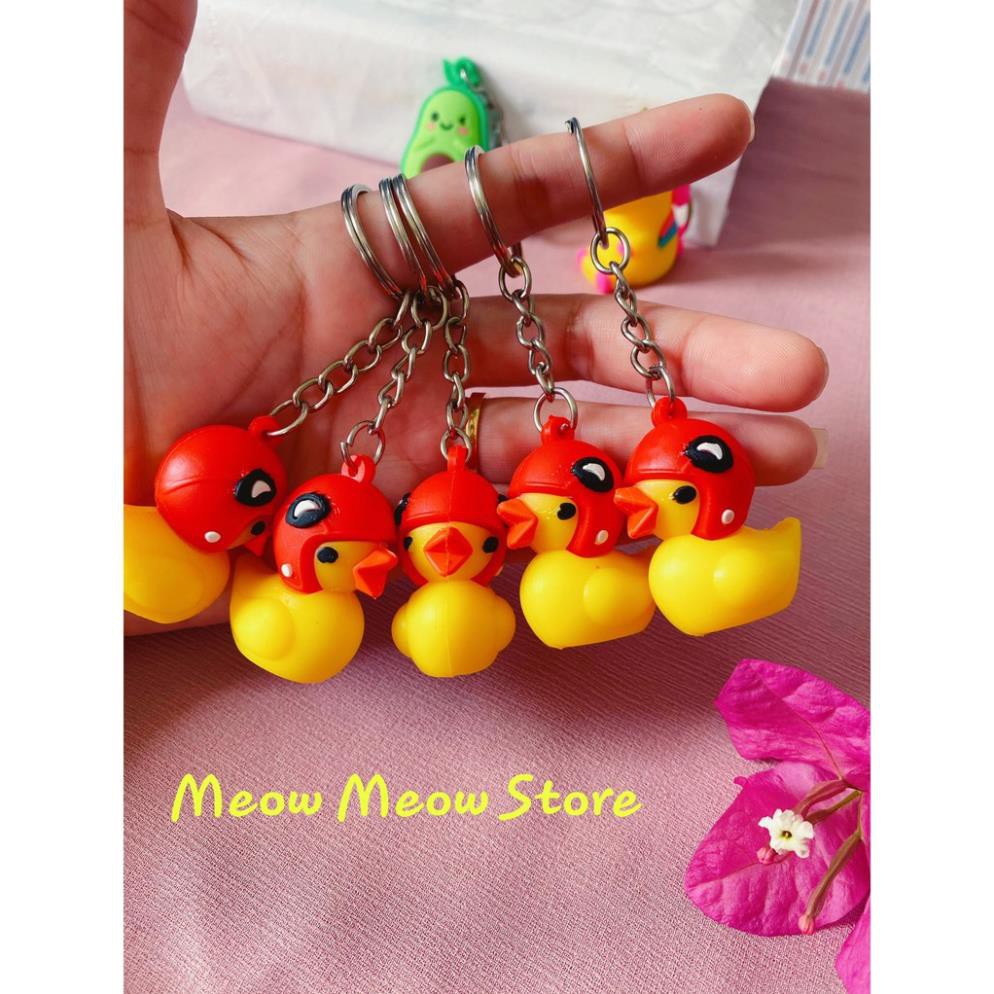 Móc Khoá Vịt Đội Nón Bảo Hiểm 🐣🐥 GIÁ RẺ GIÁ SỈIII