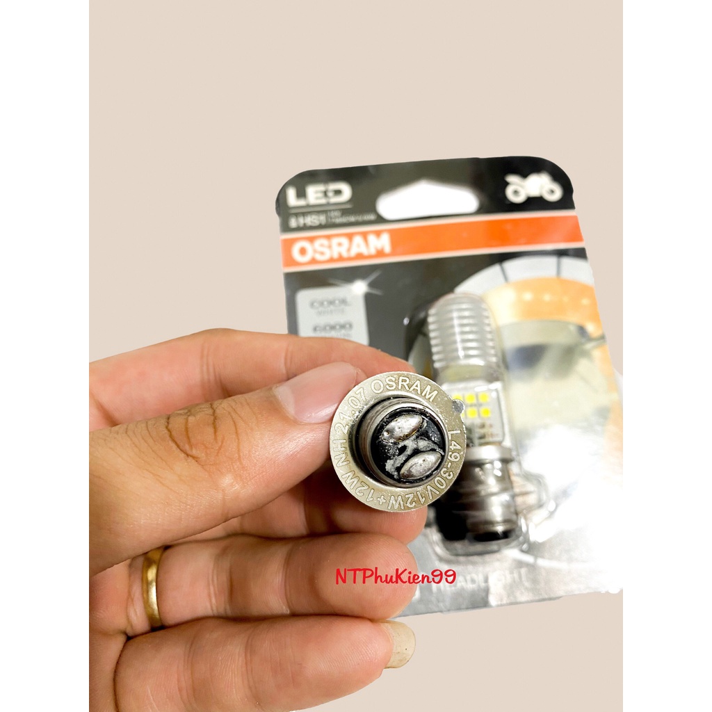 Bóng đèn pha Led Osram Chính Hãng Chân M5-H4 sáng gom-Bảo Hành 1 Năm