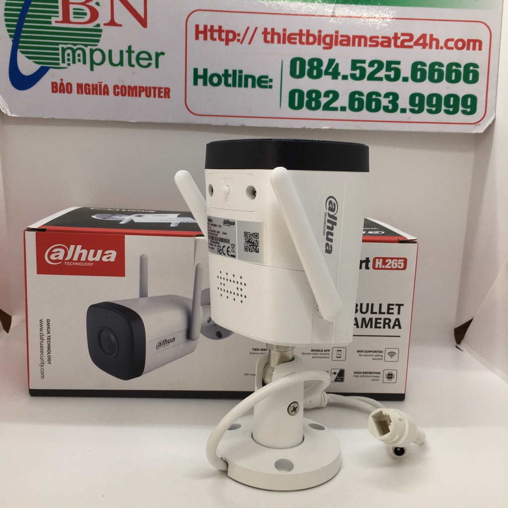 Camera IPC Thân 1230DT-STW 2.0MP đàm thoại 2 chiều, kết nối WIFI, thích hợp lắp ngoài trời bảo hành 24 tháng