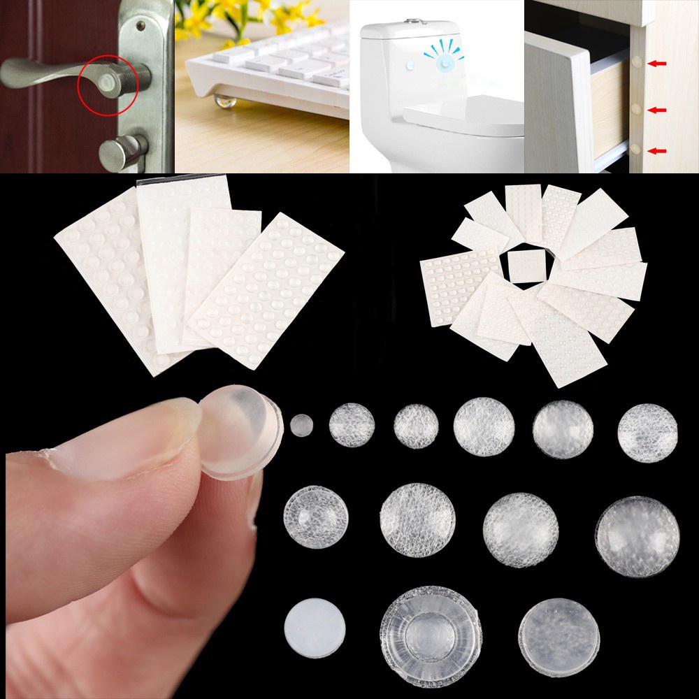 CONOPERY 50/ 64/ 100 Miếng đệm silicon trong suốt chống va chạm chống trượt tiện lợi