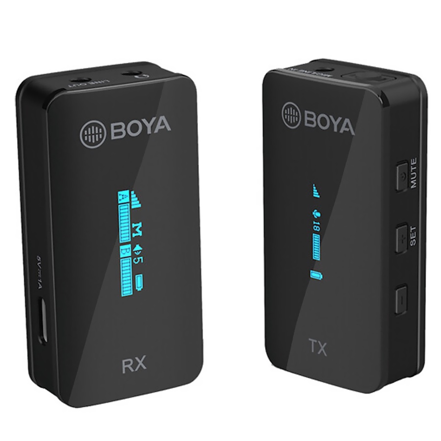 BOYA BY-XM6 S1 / BY-XM6 S2 / BY-XM6 K1 / BY-XM6 K2 - Mic thu âm không dây 2.4GHz