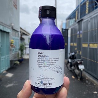 🌾Best Seller🎋Dầu gội tím GIỮ MÀU & KHỬ VÀNG cho tóc bạch kim Silver Shampoo LABENE (Mẫu mới 2020) 300ml