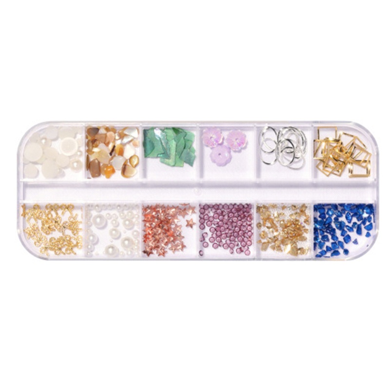 Hộp Vỏ Sò Trang Trí Móng Tay Nghệ Thuật YOUYO