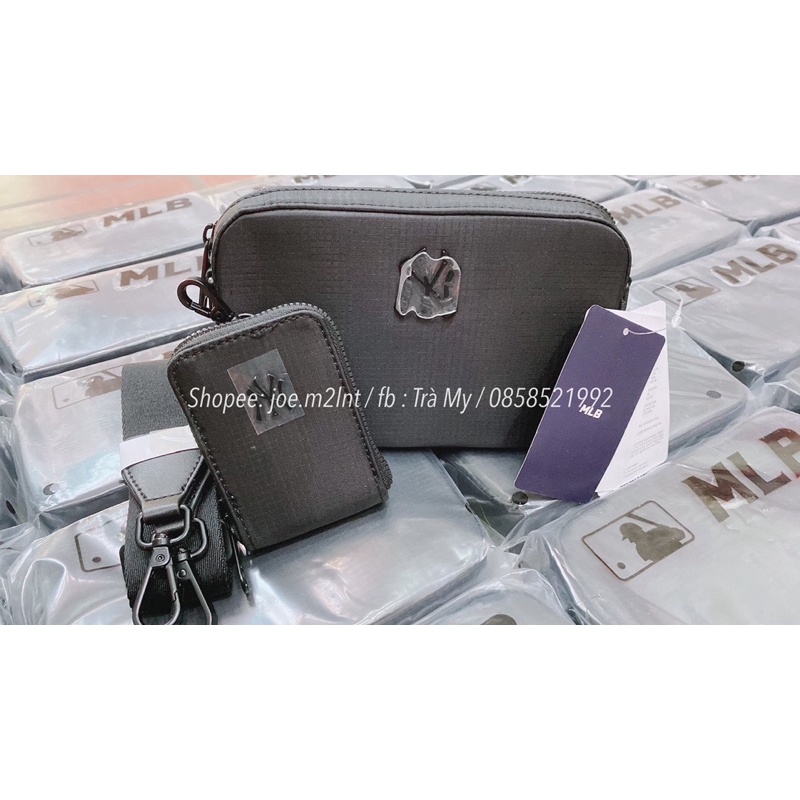 Túi MLB Mini Nylon Ripstop New York Yankees Black