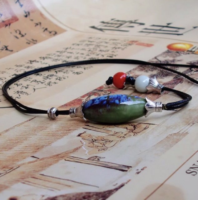 DÂY ĐEO CỔ - ĐÁ tua 2 hạt