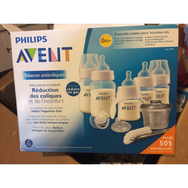 Bình sữa Avent cổ rộng 125ml, 260ml